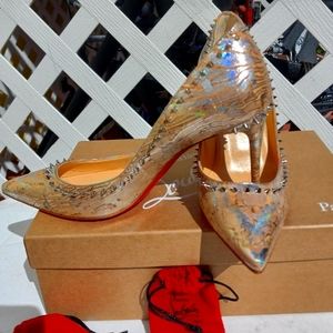 NEW CHRISTIAN LOUBOUTIN ANJALINA 85 PLEASE READ DESCRIPTION SIZE 37 / 37.5